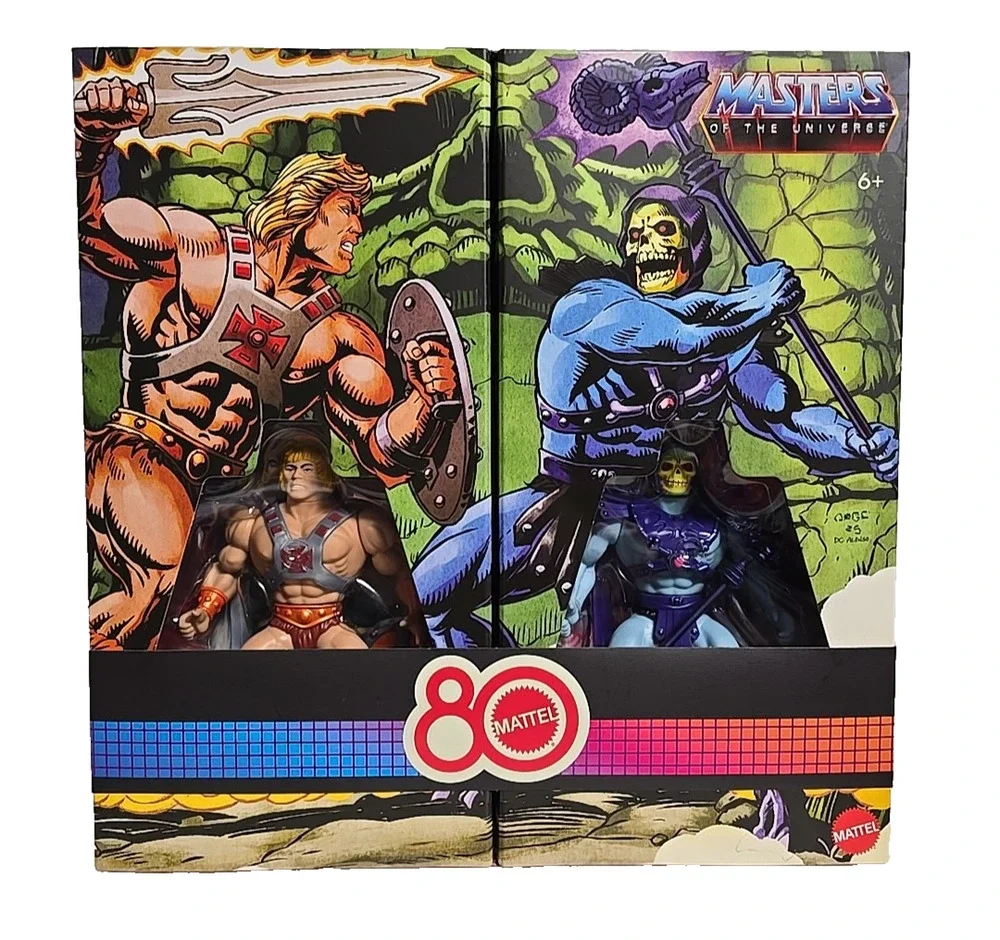 Mattel Masters of the Universe 80th Retro Boxed He-Man & Skeletor Target 2-Pack